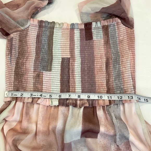 Aritzia Wilfred Tempest Tier Mini Dress Size Medium - Picture 14 of 16